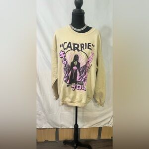 Graphic Beige Sweatshirt